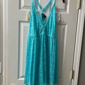 💝💝Torrid Aqua/Teal SEXY Lace Chemise💝💝